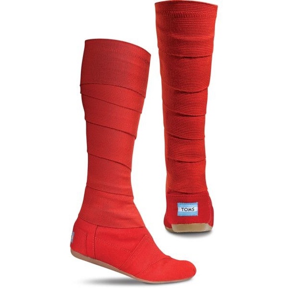 Toms Shoes - Toms Wrap Boots in Red- 8